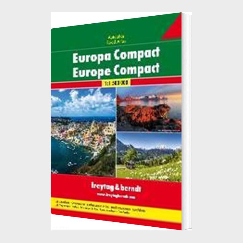 Freytag & Berndt - Europa Compact - Europe Compact Road Atlas - English book