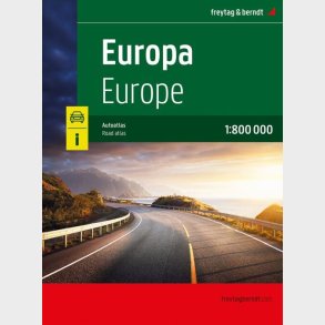 Freytag & Berndt - Europa - Europe Road Atlas - English book