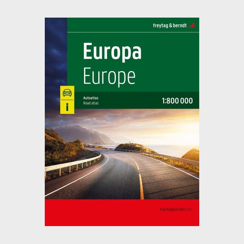 Freytag & Berndt - Europa - Europe Road Atlas - English book