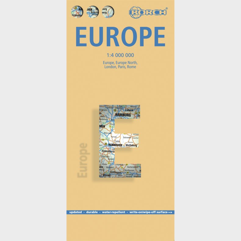 Europe - Borch Maps  - English book