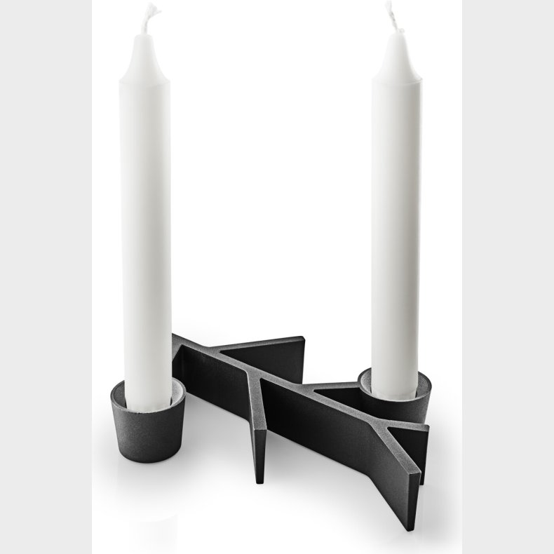 Eva Solo - Twig - Lysestage - Sort - 18 Cm