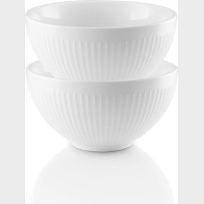 Eva Trio - Legio Nova Sk�l - Hvid - Riflet - � 13 Cm - 2 Stk