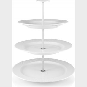Eva Trio - Kagefad Med 3 Etager I Keramik - Legio Nova �tagi�re - Hvid
