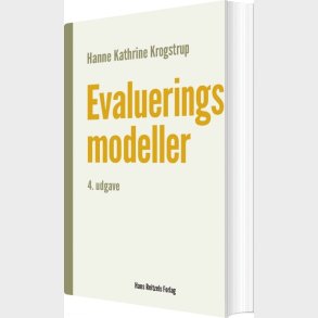 Evalueringsmodeller - Hanne Kathrine Krogstrup - Bog