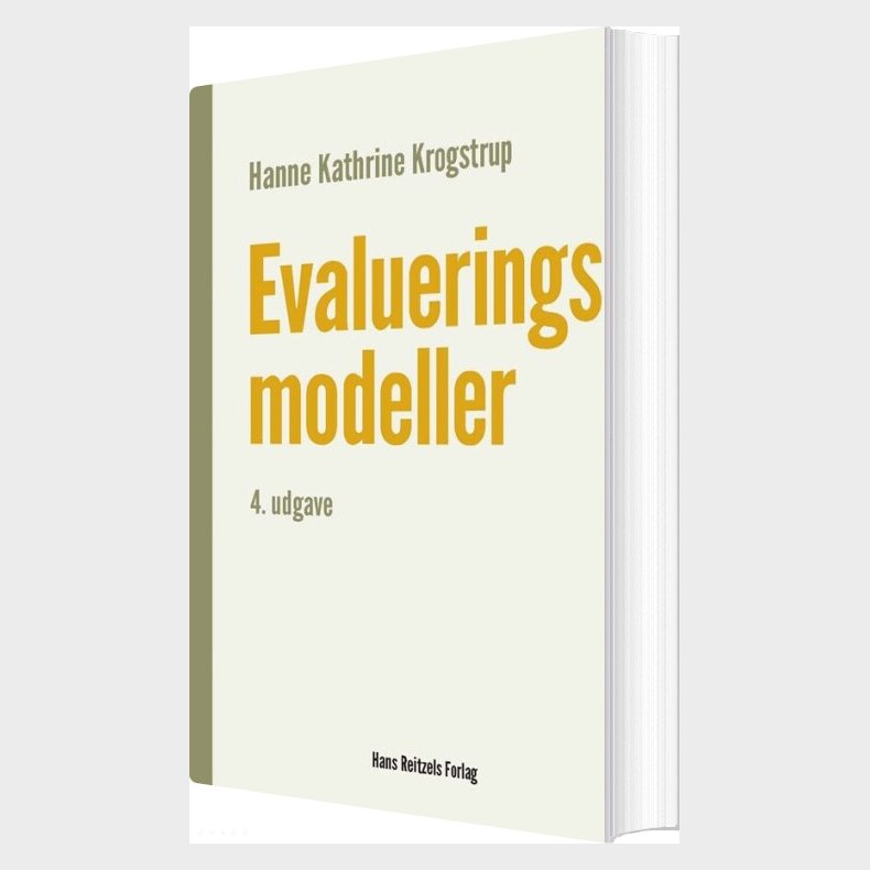 Evalueringsmodeller - Hanne Kathrine Krogstrup - Bog