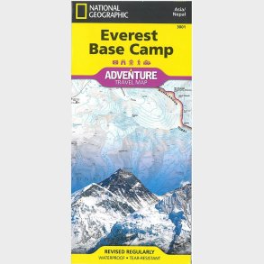 Everesst Base Camp Adventure Travel Map - National Geographics - English Book