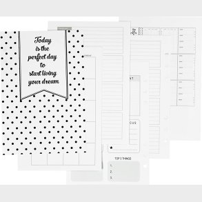 Evighedskalender - Str. 142x210 Mm - 7  - 120 G - Hvid - 1 Stk.