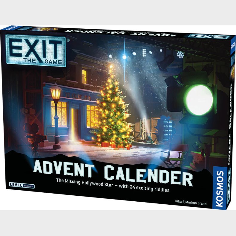 Exit Advent Calendar: The Missing Hollywood Star - Engelsk Version