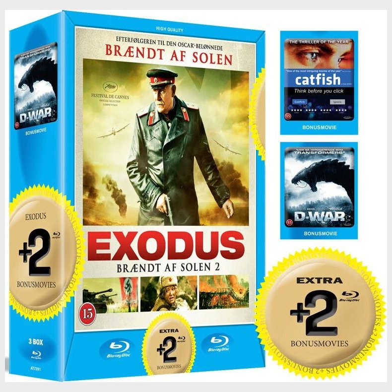 Brndt Af Solen 2: Exodus // Catfish // D-war - Blu-Ray