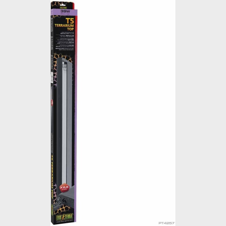 Exoterra - T5 Terrarium Top Reptil Uvb Armatur - 90cm / 35 / 39w