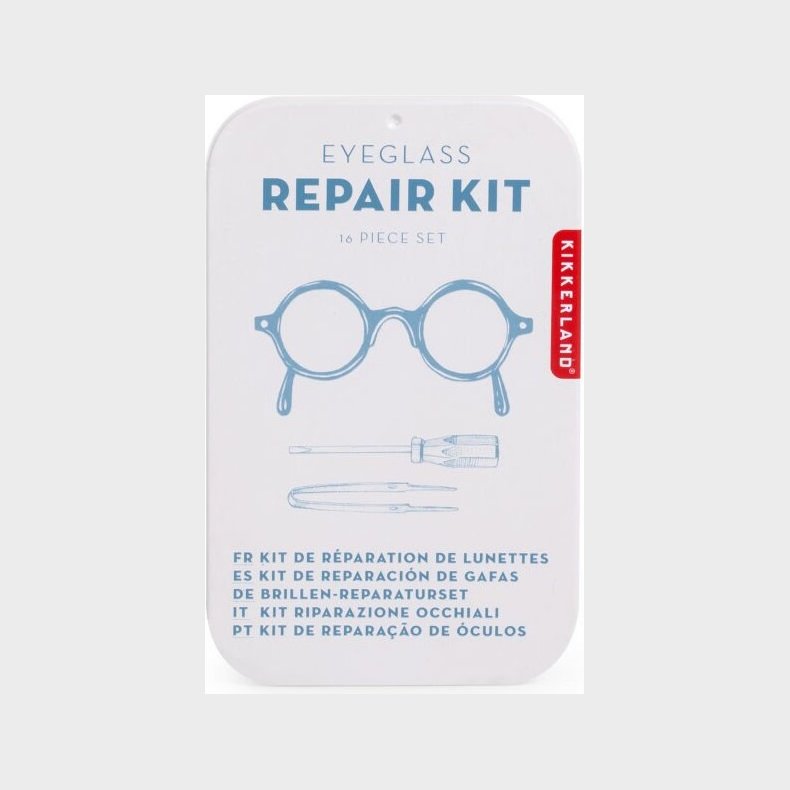 Kikkerland - Brille Reparationss�t - 16 Dele