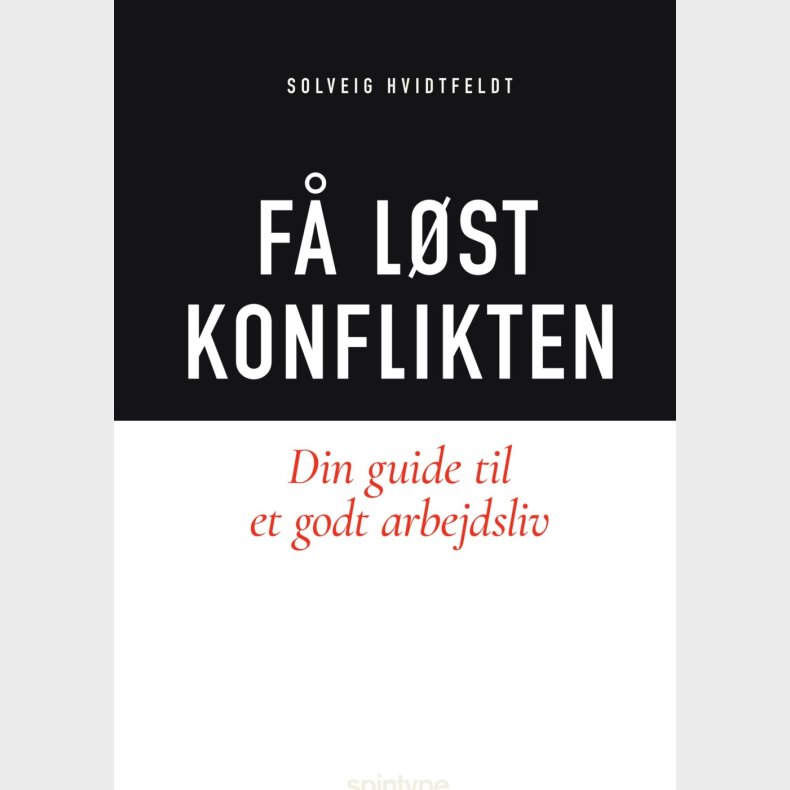F� L�st Konflikten - Solveig Hvidtfeldt - Bog