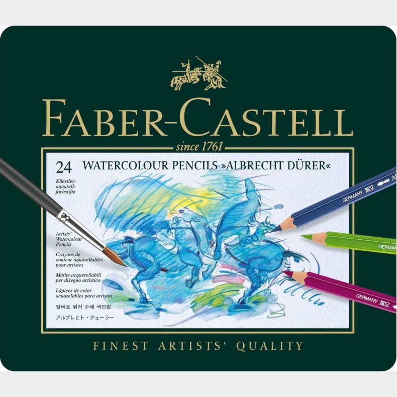 Faber-castell - Akvarel Farveblyanter - Albrecht Drer - 24 Stk.