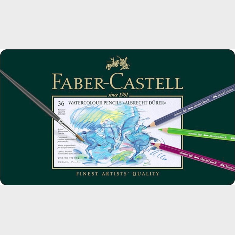 Faber Castell Albrecht Drer - Vandfarveblyanter - 36 Stk