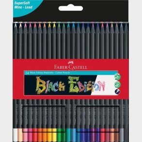 Faber-castell - Black Edition Farveblyanter - 24 Stk.
