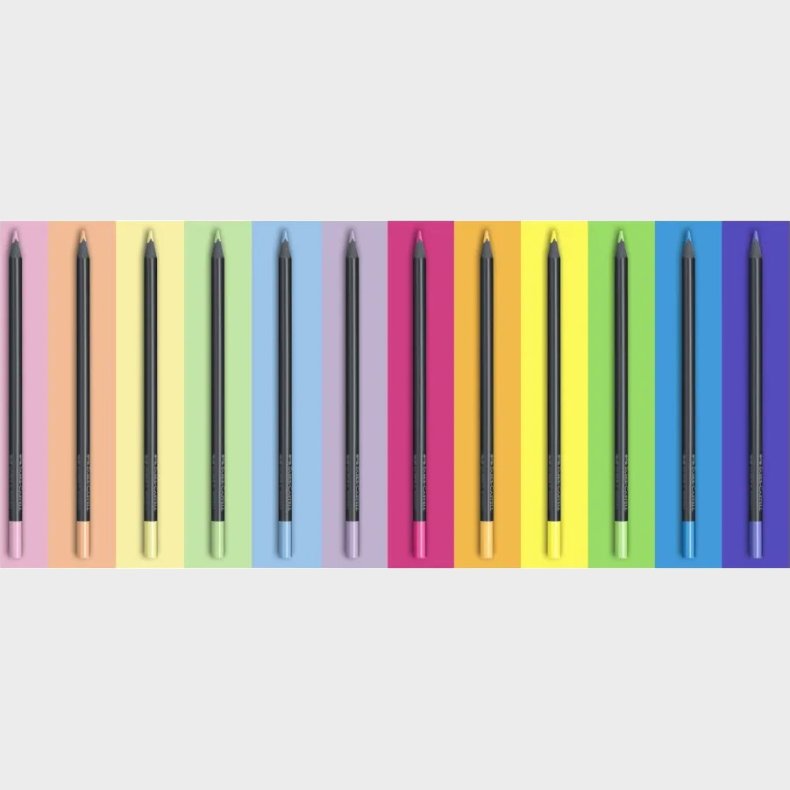 Faber-castell - Black Edition - Farveblyanter - Neon Pastel - 12 Stk.