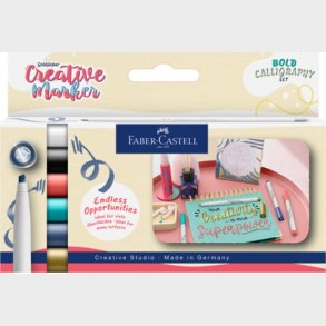 Faber-castell - Creative Marker Gofa Calligraphy - Soft Lettering - 6 Stk.