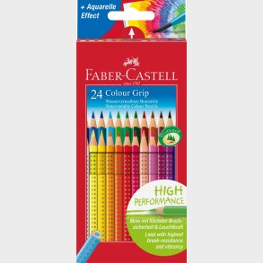Faber-Castell | Farveblyanter Grip 24 stk