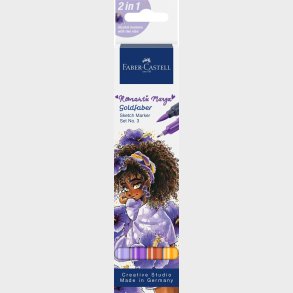 Faber-castell - Gofa Sketch Marker Romantic Manga No. 3 - 4 Stk.