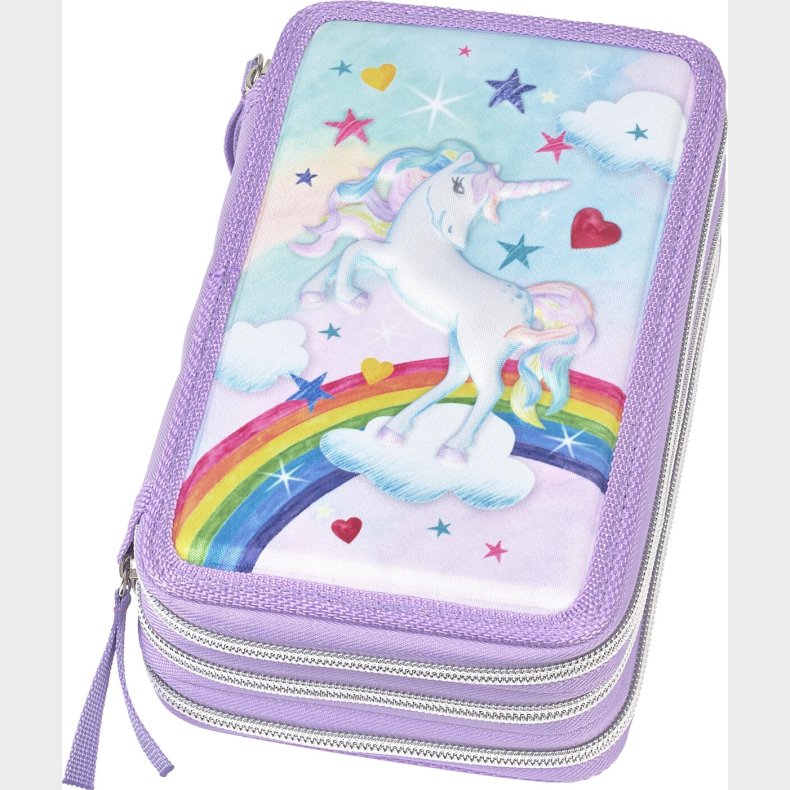 Faber-castell - Penalhus Med Indhold -  Pencil Case Unicorn (573040)