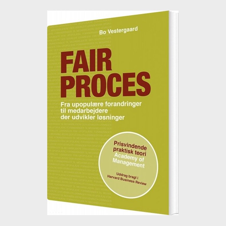 Fair Proces - Bo Vestergaard - Bog