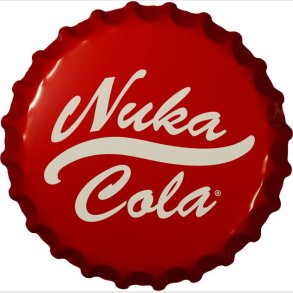 Fallout Nuka-cola Bottle Cap Tin Sign