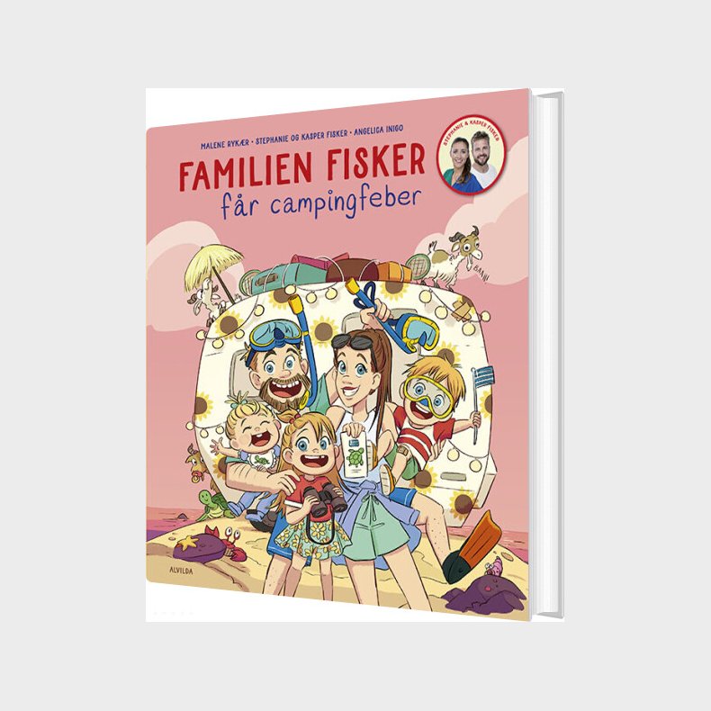Familien Fisker F�r Campingfeber - Malene Ryk�r - Bog