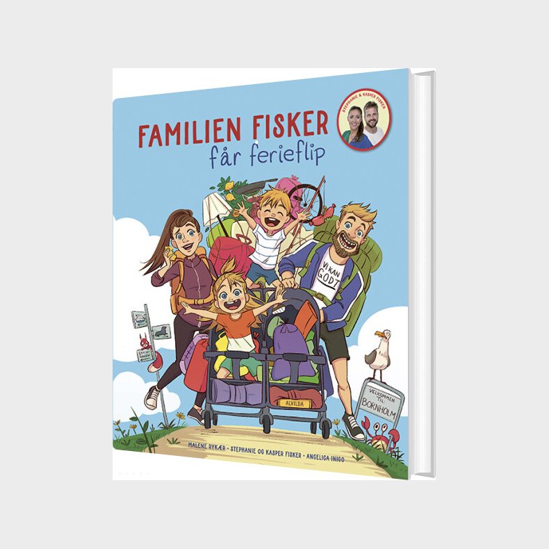 Familien Fisker F�r Ferieflip - Malene Ryk�r - Bog
