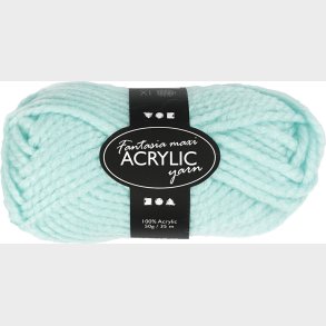Akrylgarn - L 35 M - Maxi - Mint Gr�n - 50 G