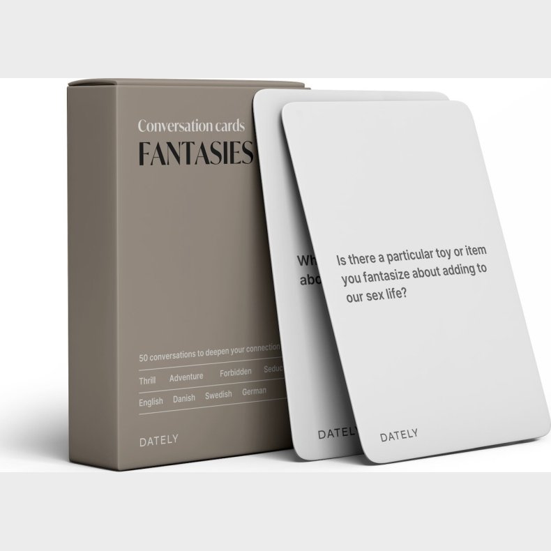 Fantasies - Dately Samtalekort - Bog