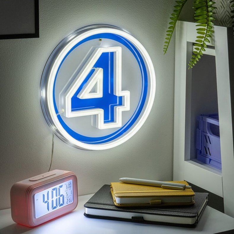 Fantastic 4 Wall Mountable Led Neon Light