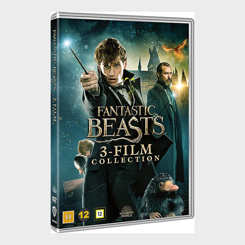 Fantastiske Skabninger / Fantastic Beasts 1-3 - DVD - Film