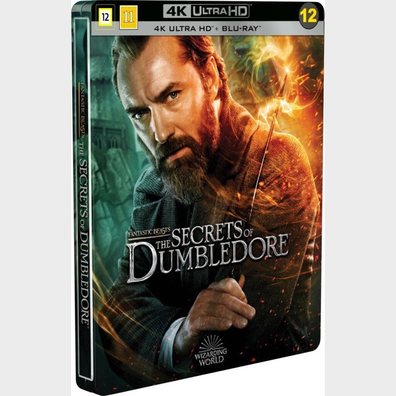Fantastiske Skabninger 3 - Dumbledores Hemmeligheder - Steelbook - 4K Blu-Ray