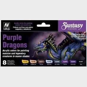 Vallejo - Maling St - Purple Dragons - Fantasy Color - 8x17 Ml