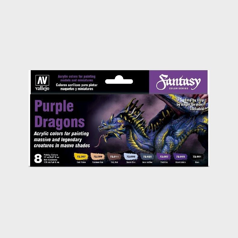 Vallejo - Maling St - Purple Dragons - Fantasy Color - 8x17 Ml