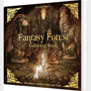 Fantasy Forest Coloring Book - John Bauer - English Book
