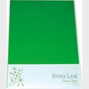 Karton - A4 - Grn - 10 Ark - 180 G - Fantasy Paper - Paper Line
