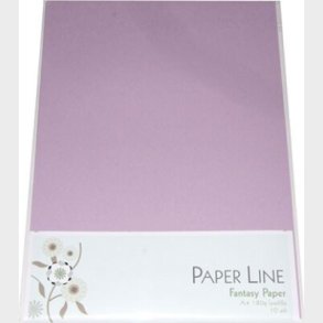 Karton - A4 - Lyselilla - 10 Ark - 180 G - Fantasy Paper - Paper Line