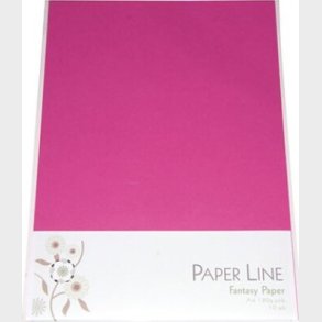 Karton - A4 - Pink - 10 Ark - 180 G - Fantasy Paper - Paper Line