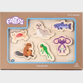 Fantus - Trpuslespil Med 6 Brikker, Dyrene I Vandet