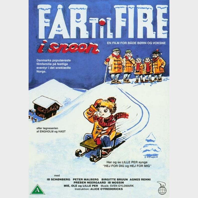 Far Til Fire I Sneen - DVD - Film