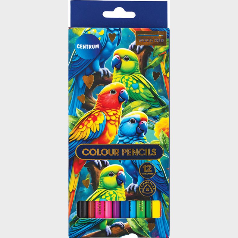 Farveblyant Parrot 12 Stk