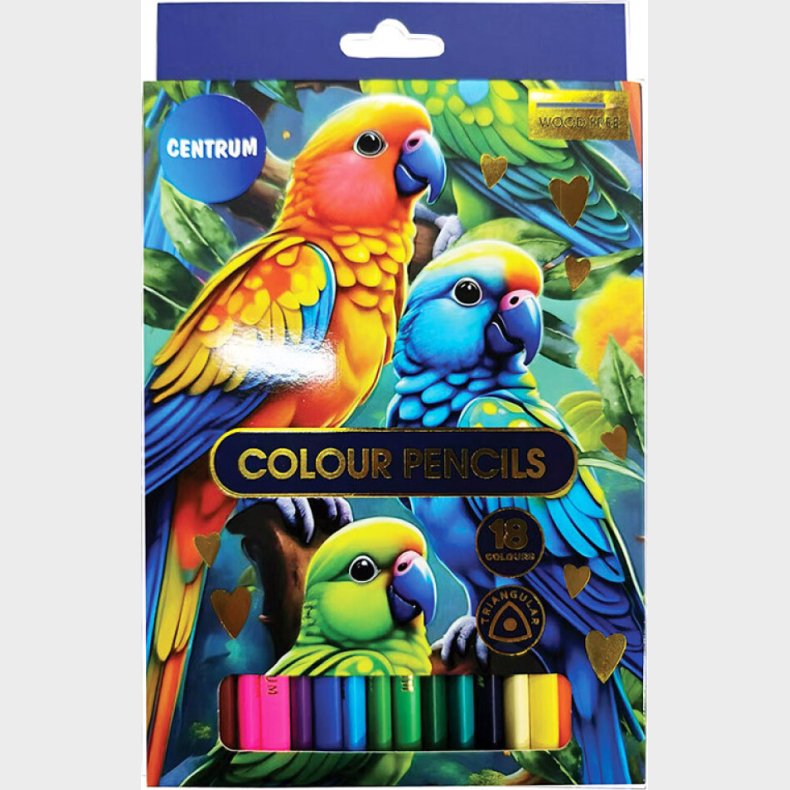 Farveblyant Parrot 18 Stk