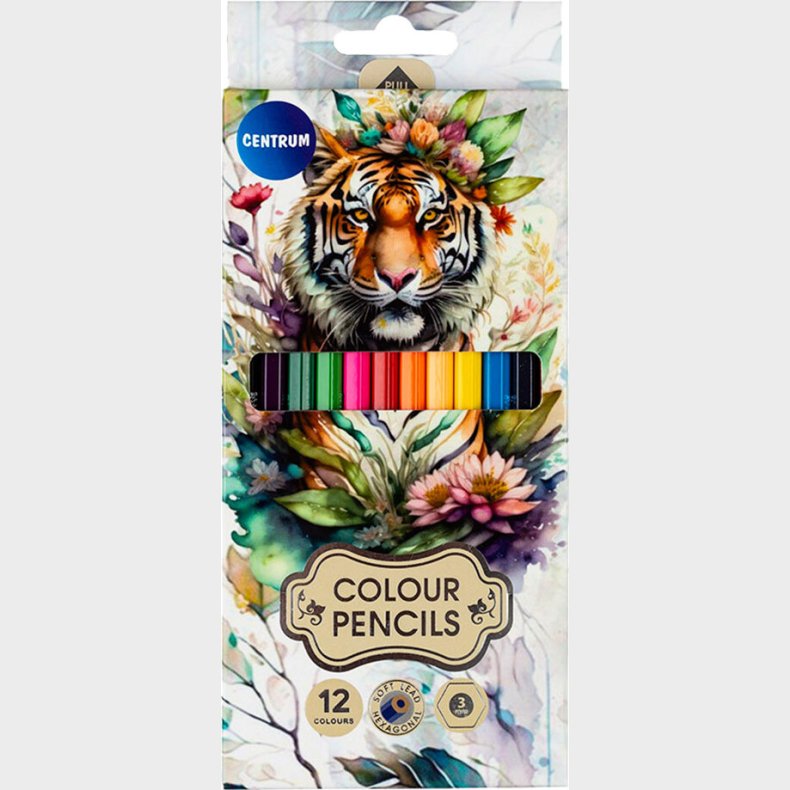 Farveblyant Tiger 12 Stk High Quality