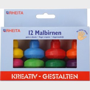 Farvekridt - 12 Kegler I Boks