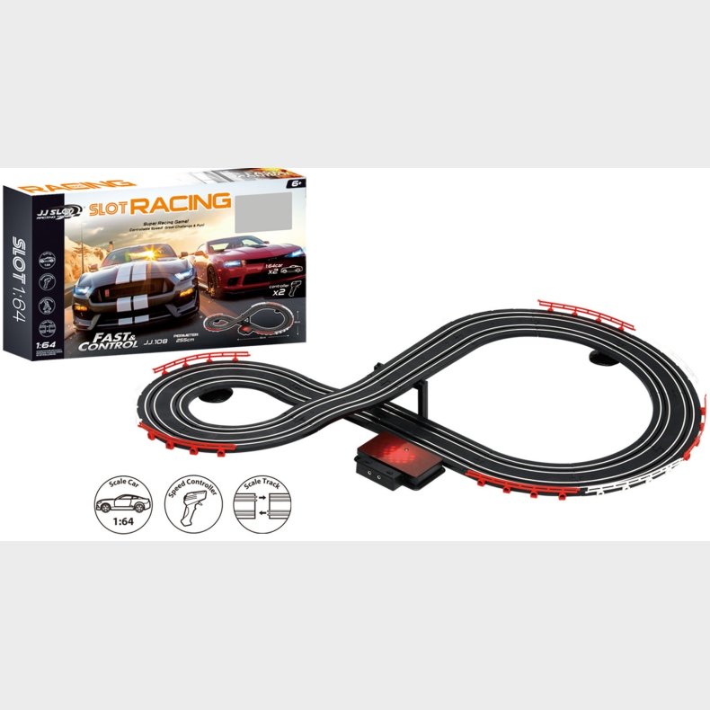Fast & Control Racerbane til b�rn 255cm 1:64