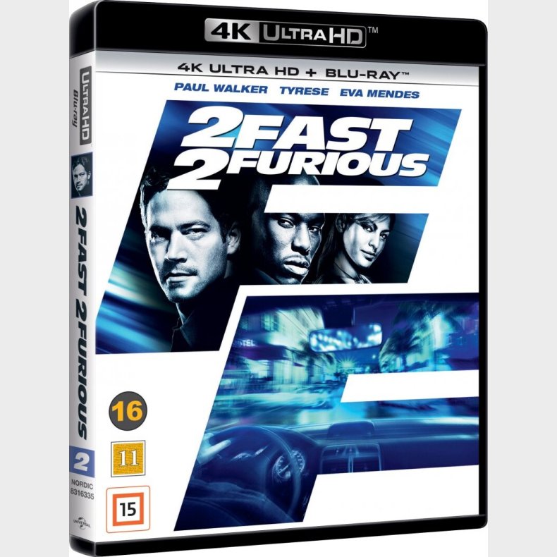 Fast And Furious 2 / 2 Fast 2 Furious - 4K Blu-Ray