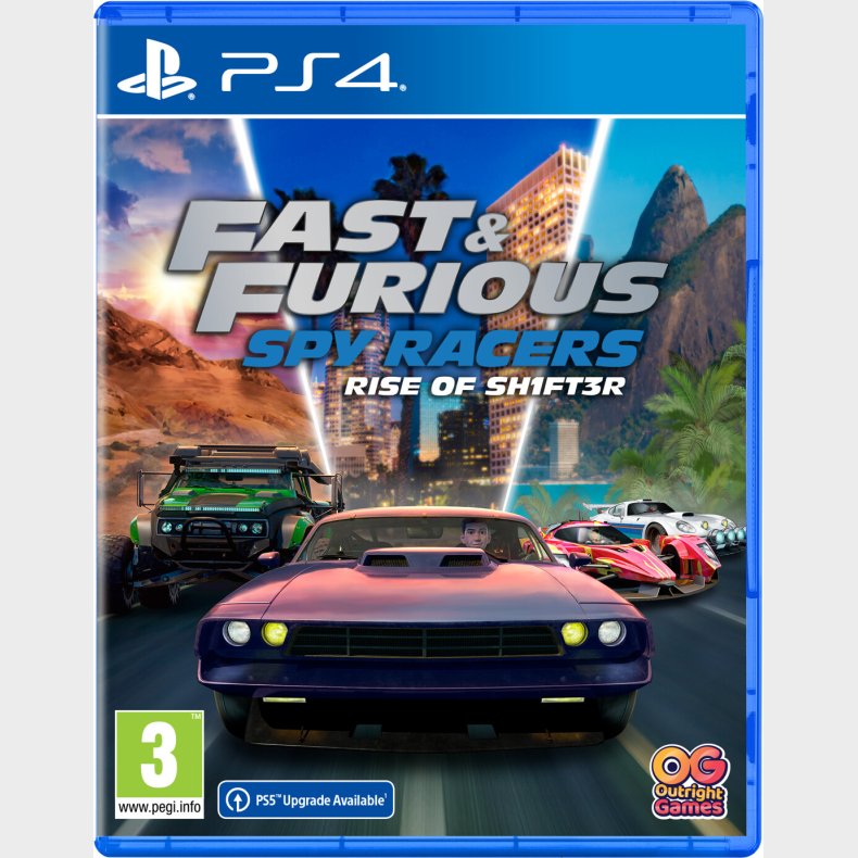 Fast & Furious: Spy Racers Rise Of Sh1ft3r (import) - PS4