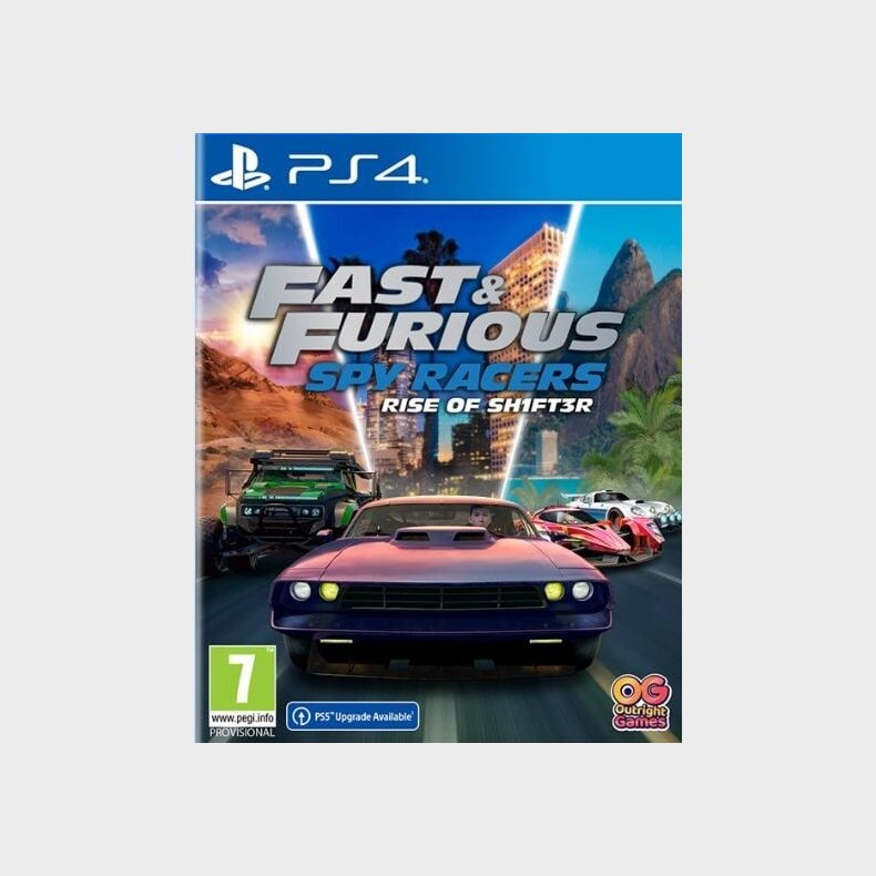 Fast & Furious: Spy Racers Rise Of Sh1ft3r - PS4