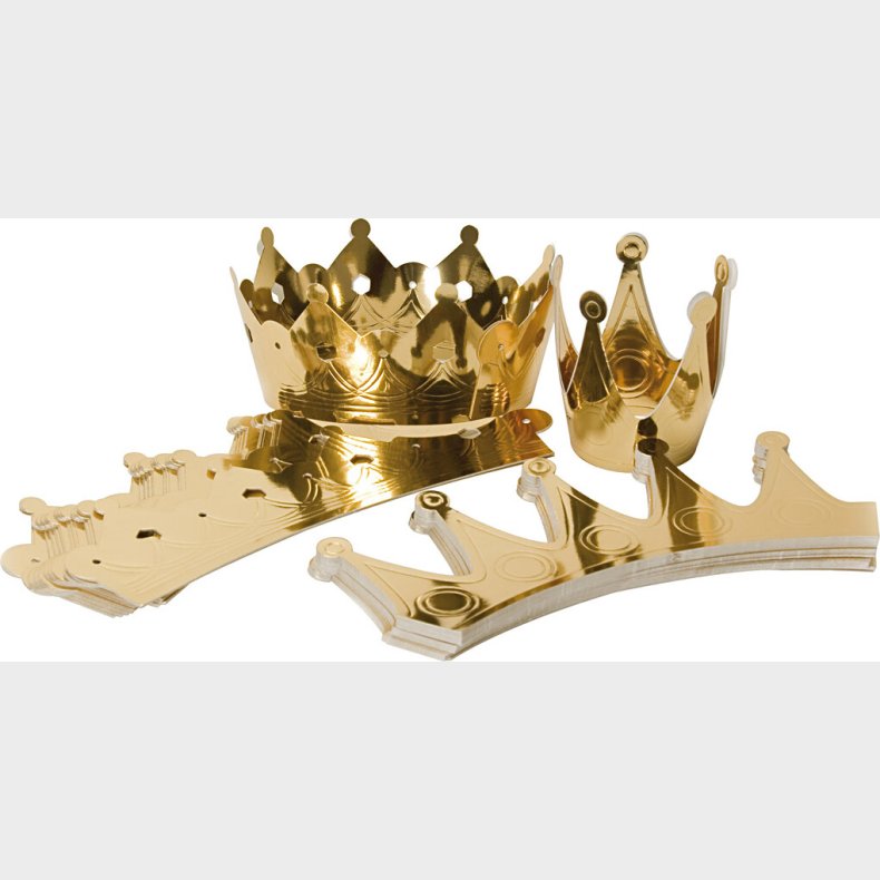 Fastelavnskroner - Saml Selv - 75 Stk. - Inkl. Hftepistol, Hfteklemmer Og Elastiksnor